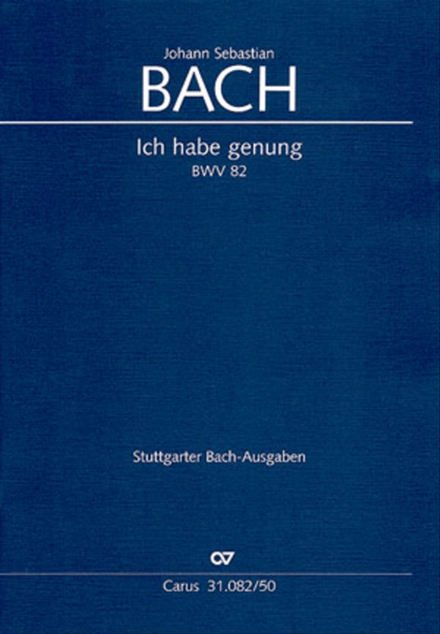I have enough (Ich habe genung) Flute scores gallery preview page 1