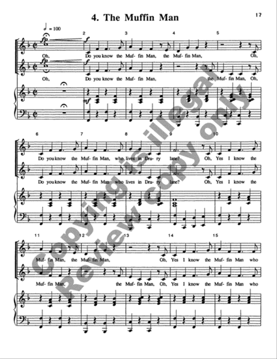 Kids Songs for Kids Kids Songs for Kids SSAA scores gallery preview page 10