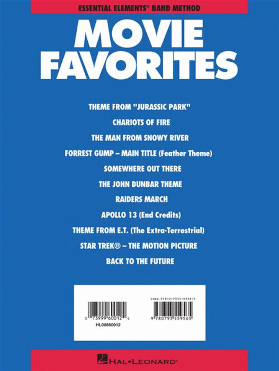 Essential Elements Movie Favorites Concert Band Methods scores gallery preview page 6