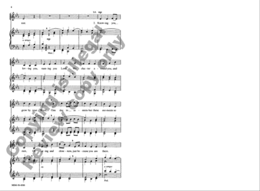 Gather Your Children, Dear Savior, in Peace 4-Part scores gallery preview page 3