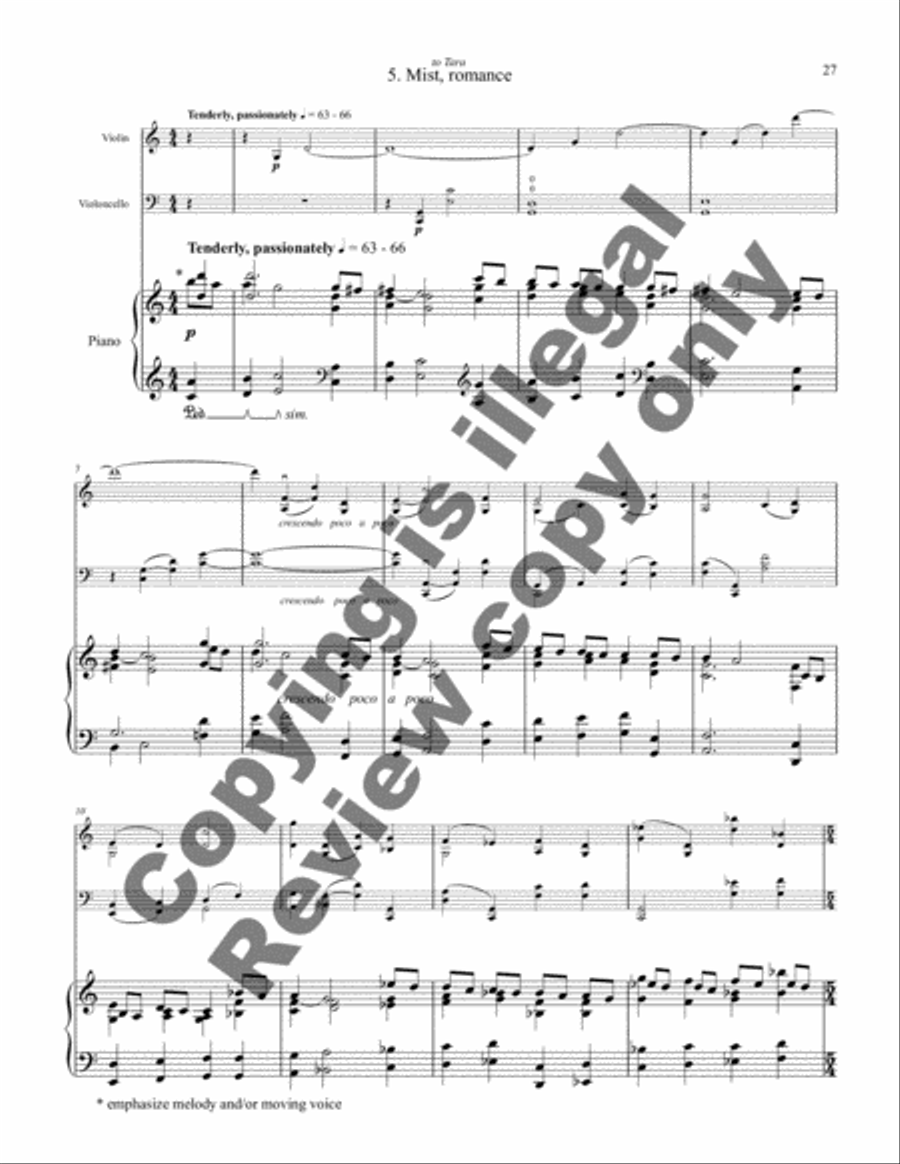 Pender Harbour Suite Pender Harbour Suite Piano Trio scores gallery preview page 23