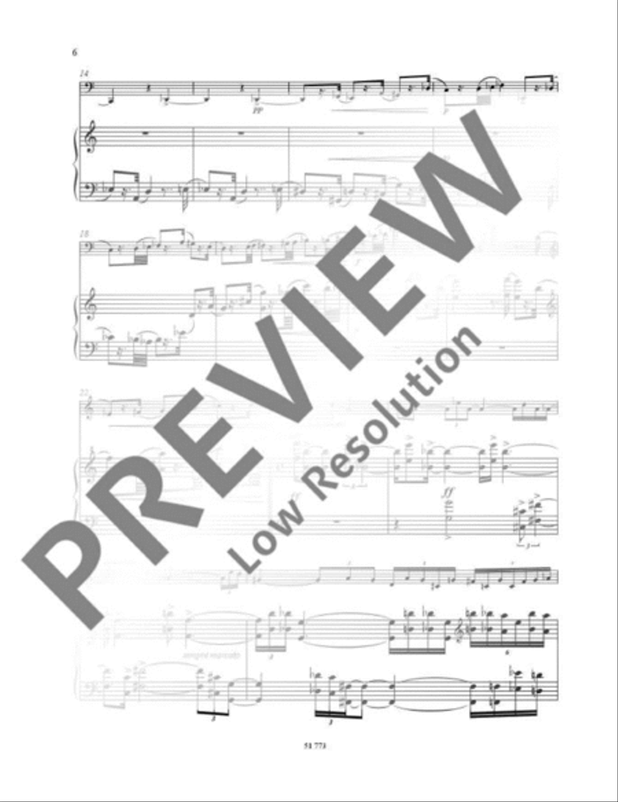 Sonata B-Flat Clarinet scores gallery preview page 7