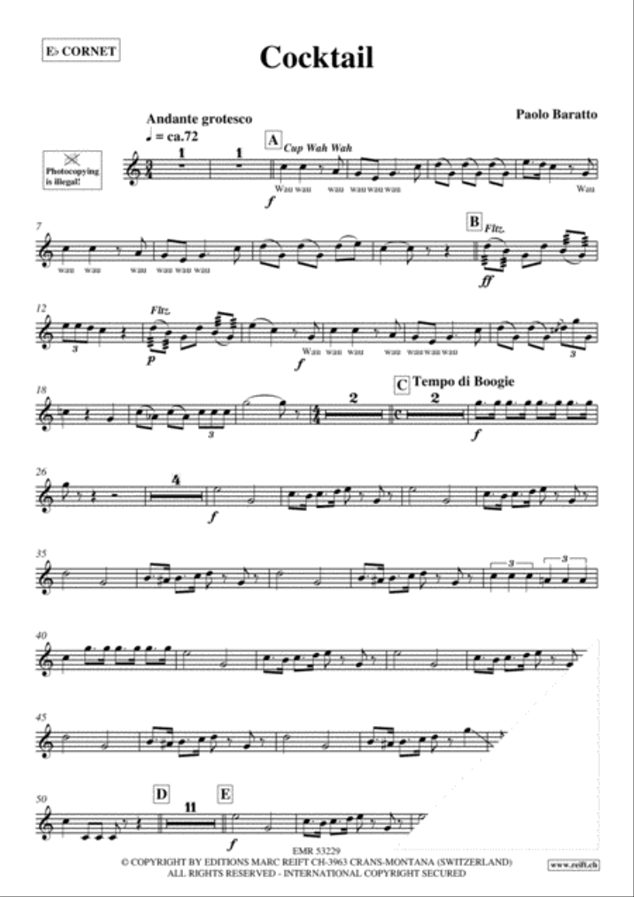 Cocktail Cocktail Cornet scores gallery preview page 3