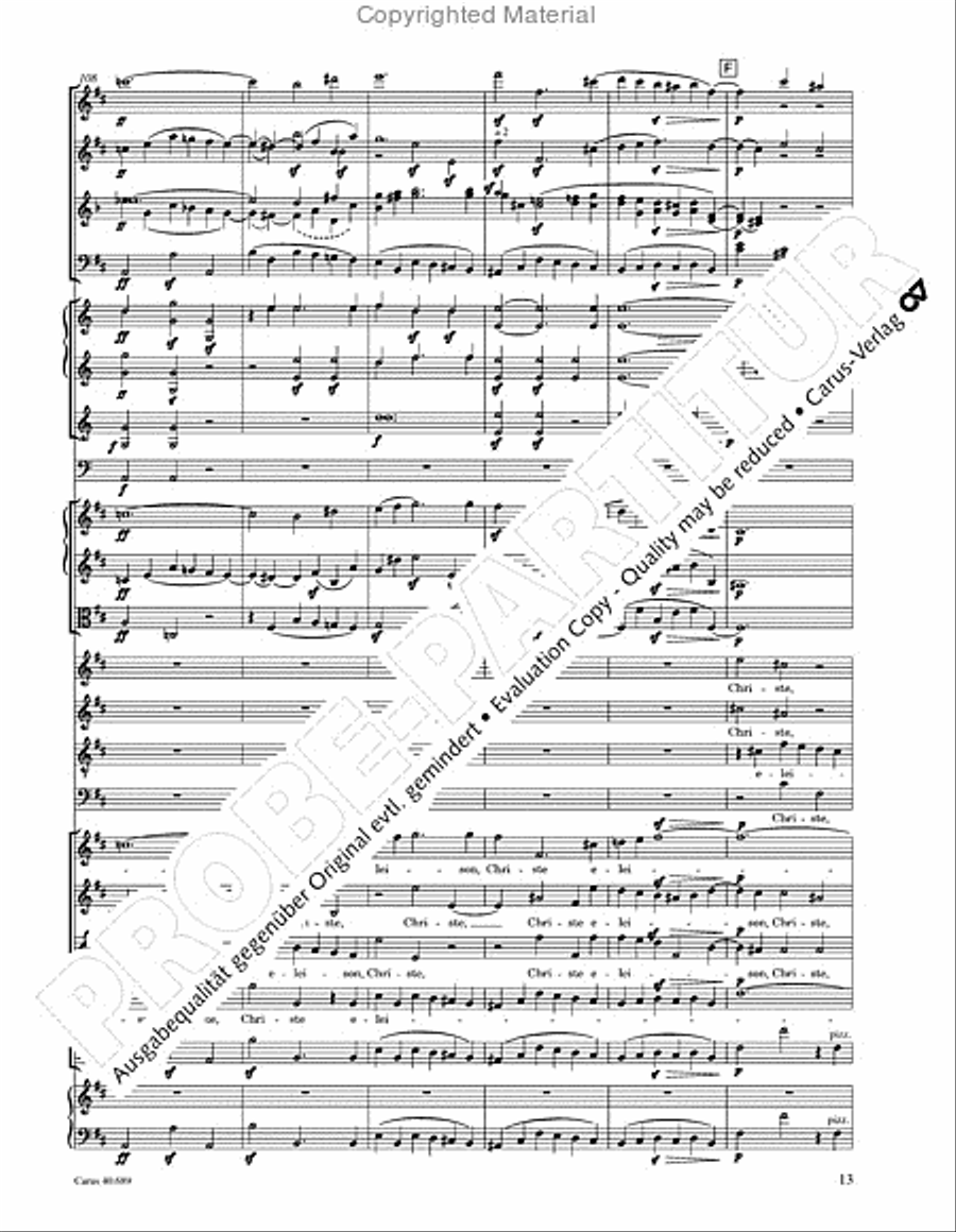 Missa solemnis Missa solemnis 4-Part scores gallery preview page 29