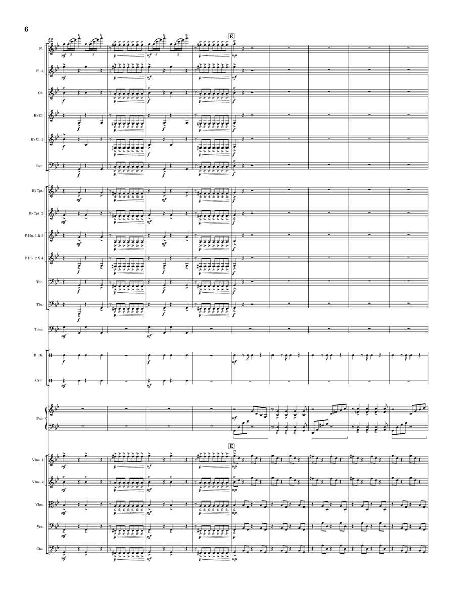 Symphony No. 1 in G Minor [1st and 3rd Mvmts.], Op. 14 Full Orchestra scores gallery preview page 6