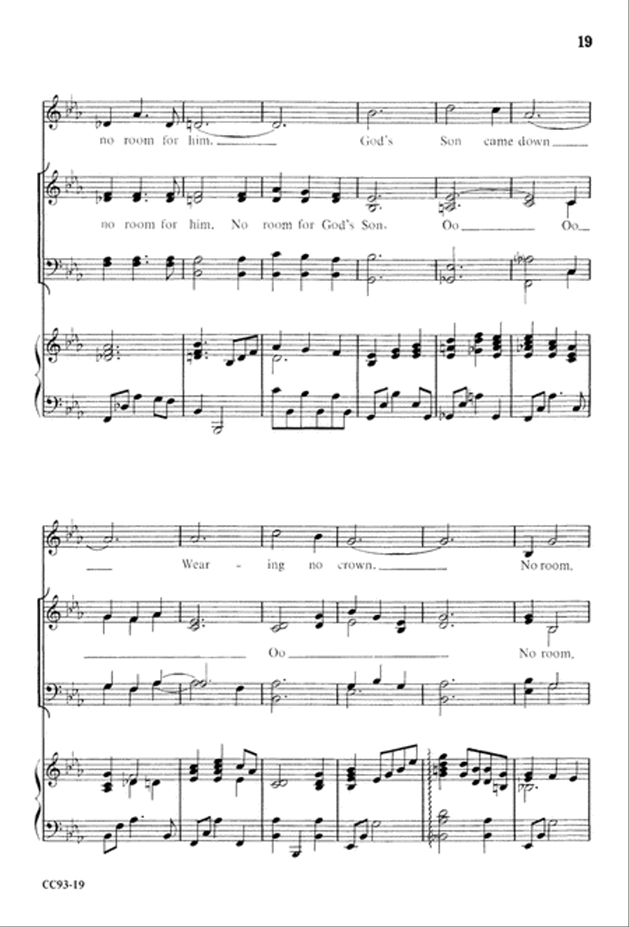 Jesus Is Born Jesus Is Born 4-Part scores gallery preview page 21