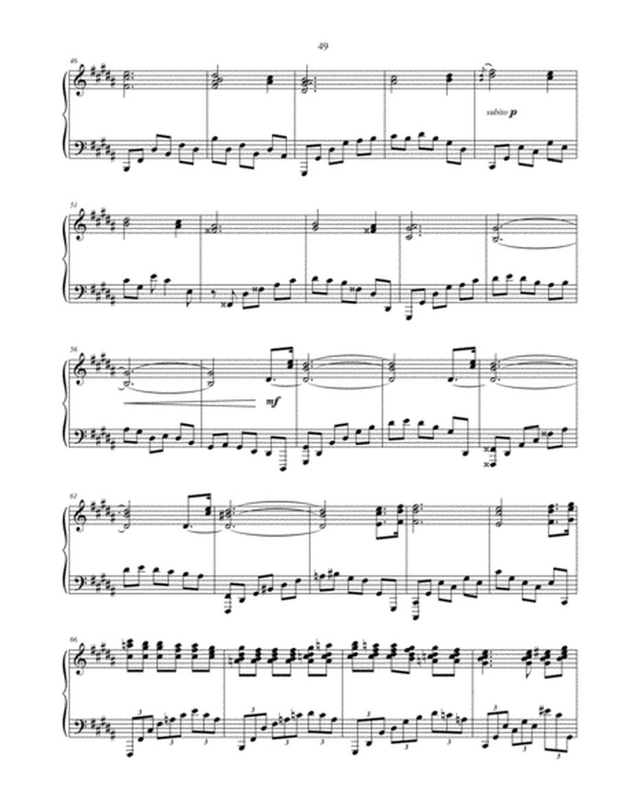 Rhapsody on an Original Theme II - advanced piano solo image number null