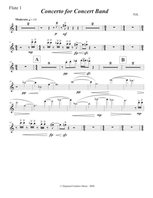 Concerto for Concert Band (2011) Flute 1