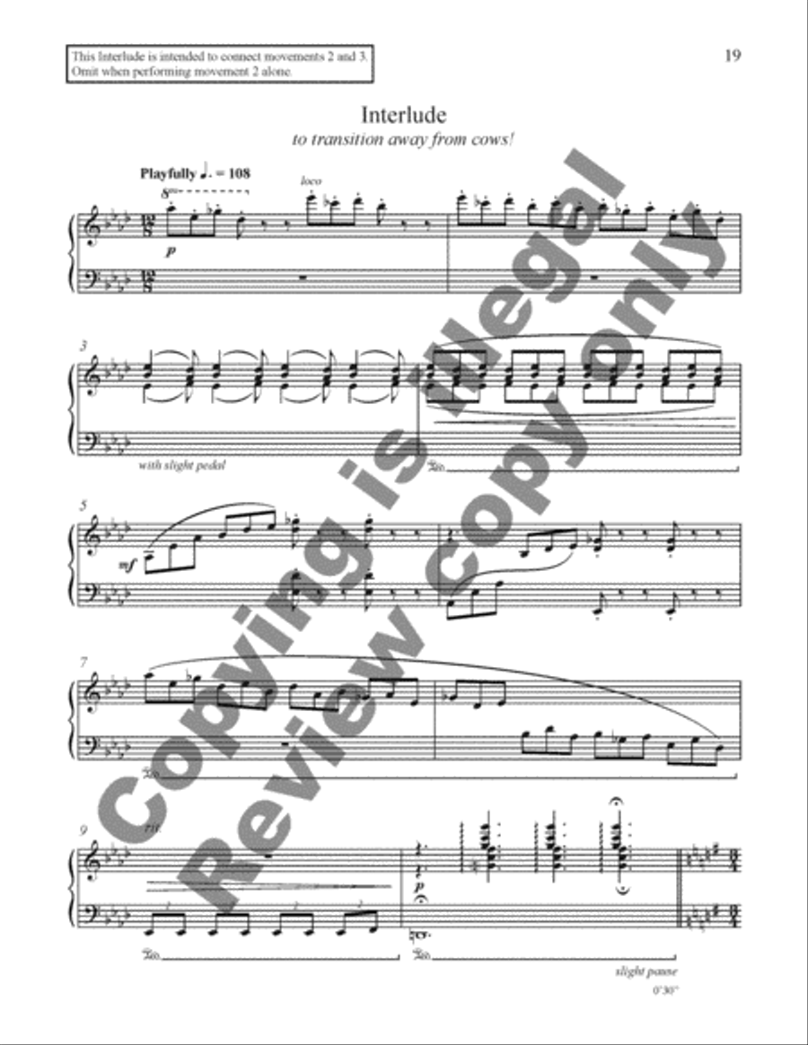 To Love This Earth: II. The Creatures 4-Part scores gallery preview page 33