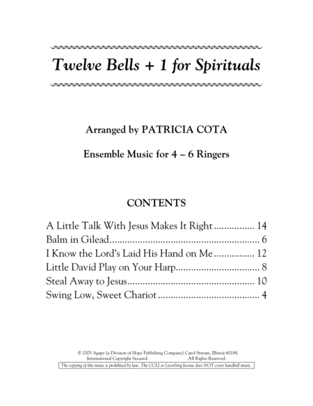 Twelve Bells +1 for Spirituals image number null