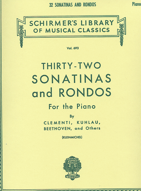 32 Sonatinas And Rondos - Piano Solo
