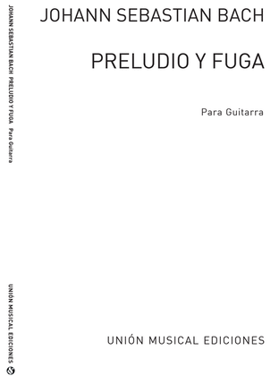 Book cover for Bach Preludio Y Fuga (Azpiazu) Guitar **Am32665**