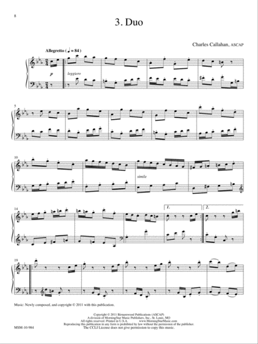 Suite in Classic Style Suite in Classic Style Organ scores gallery preview page 4
