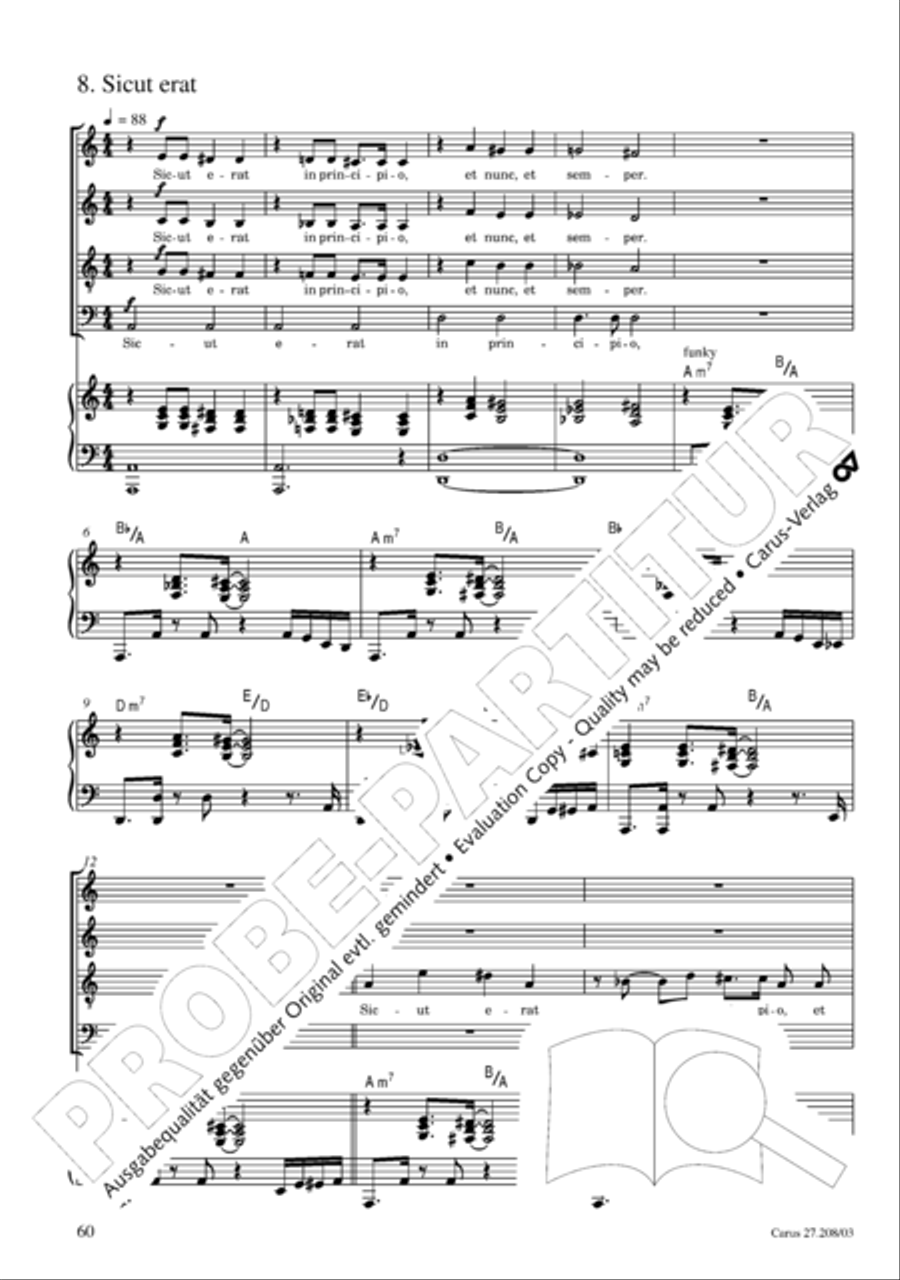 Magnificat 4-Part scores gallery preview page 61