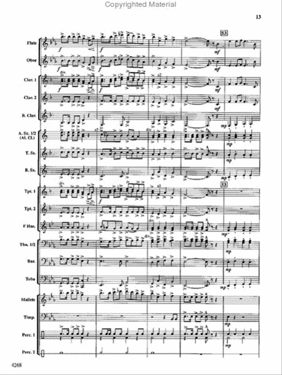 Winchester Chronicles Concert Band scores gallery preview page 12