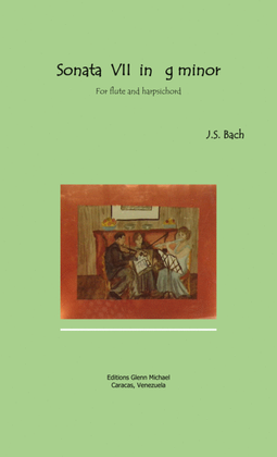 Book cover for Bach Flute Sonata 7 in g minor