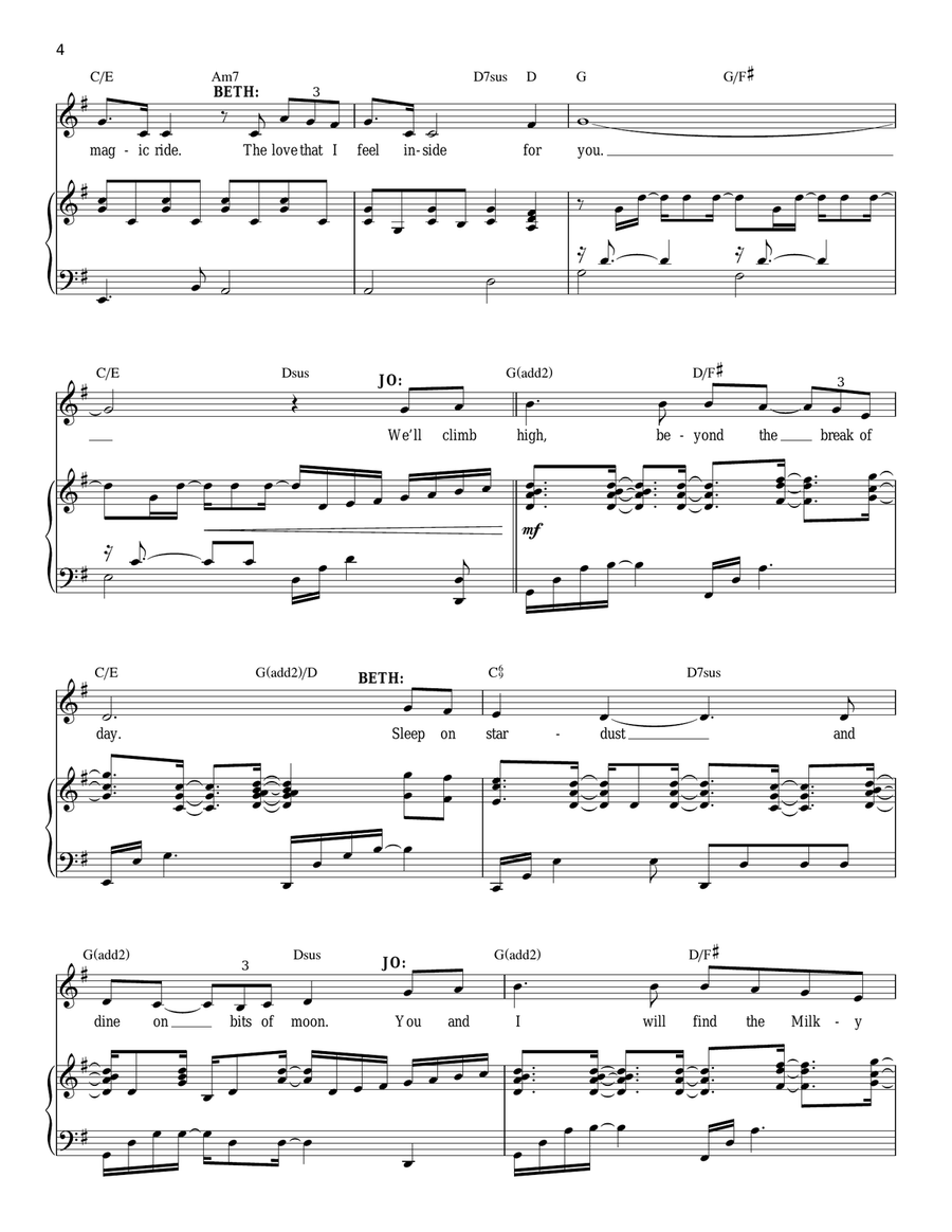 Some Things Are Meant To Be Piano, Vocal scores gallery preview page 4