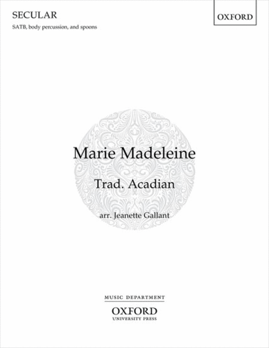 Marie Madeleine (SATB)