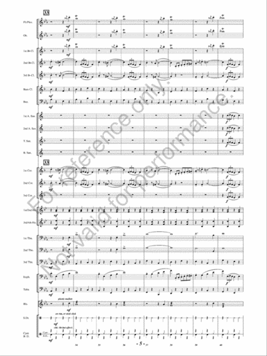 March Kings Concert Band scores gallery preview page 8