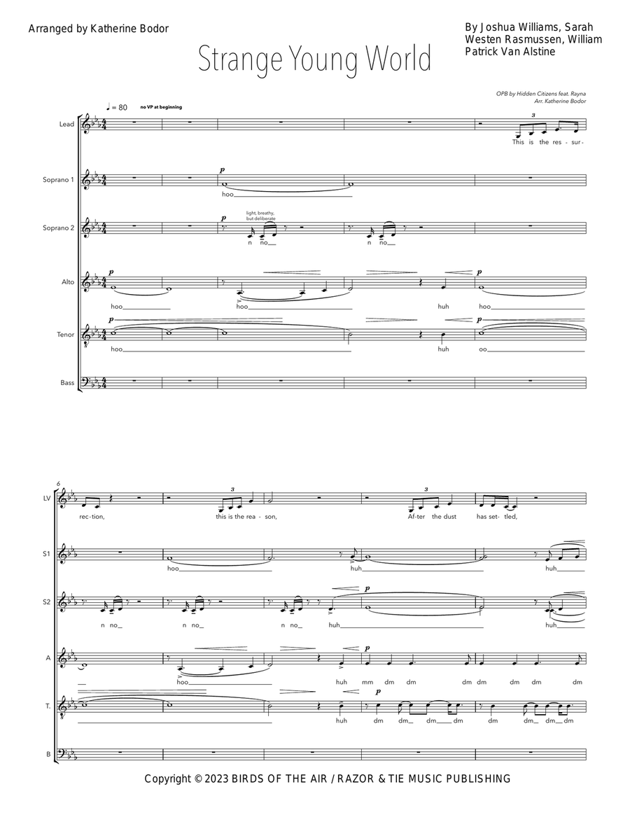 Strange Young World Divisi scores gallery preview page 1