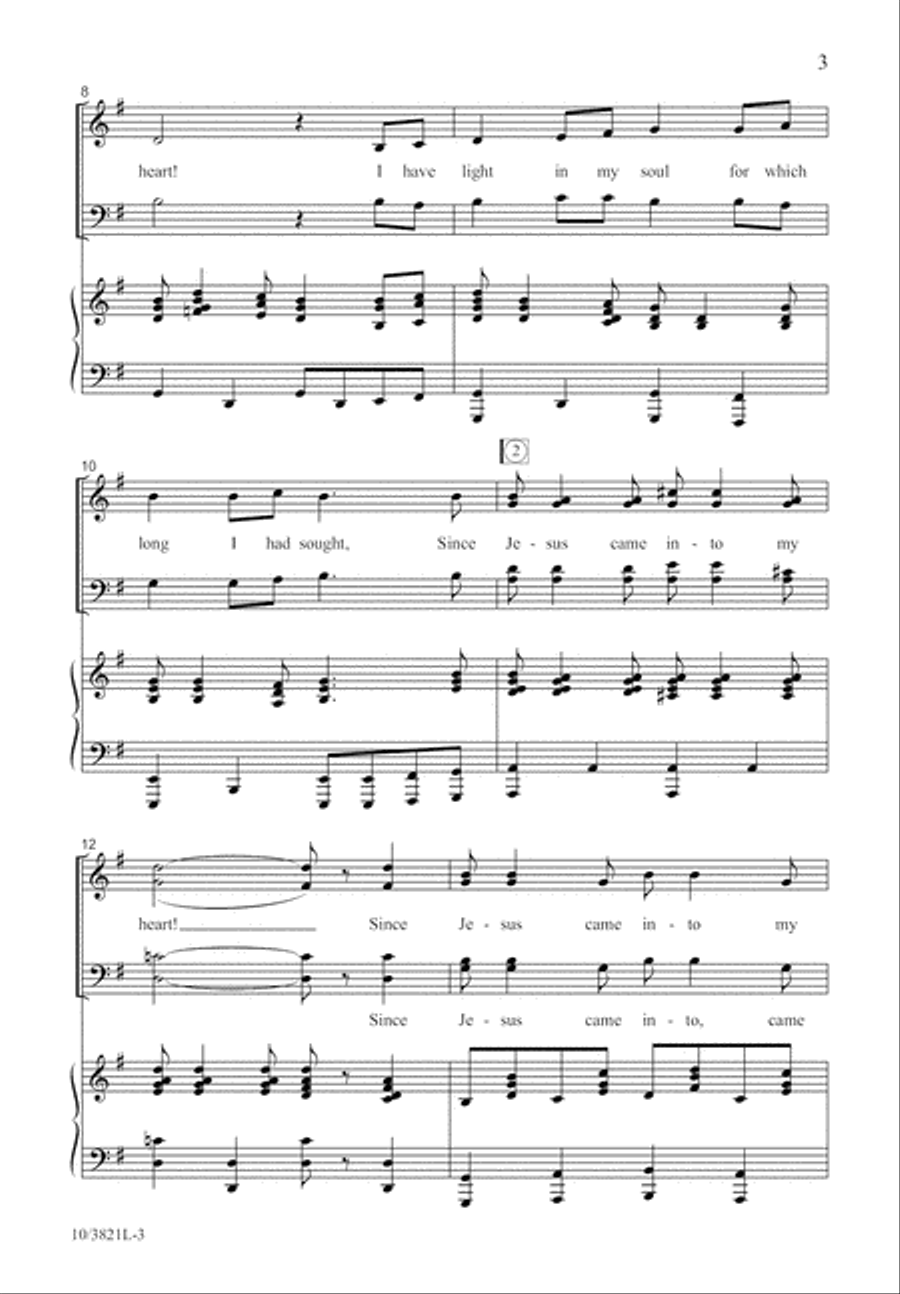 Joy Down in My Heart 4-Part scores gallery preview page 4
