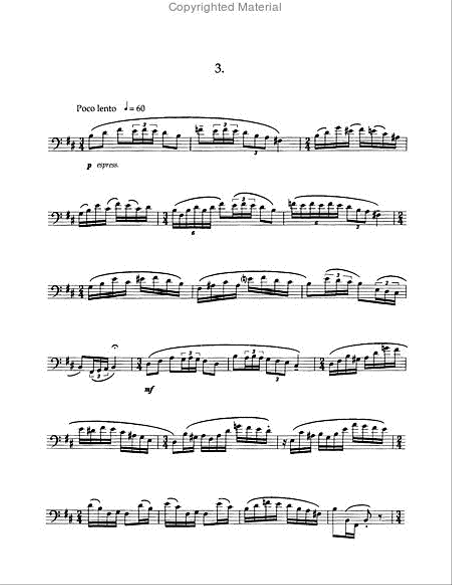 Twenty-Two Etudes Euphonium scores gallery preview page 4
