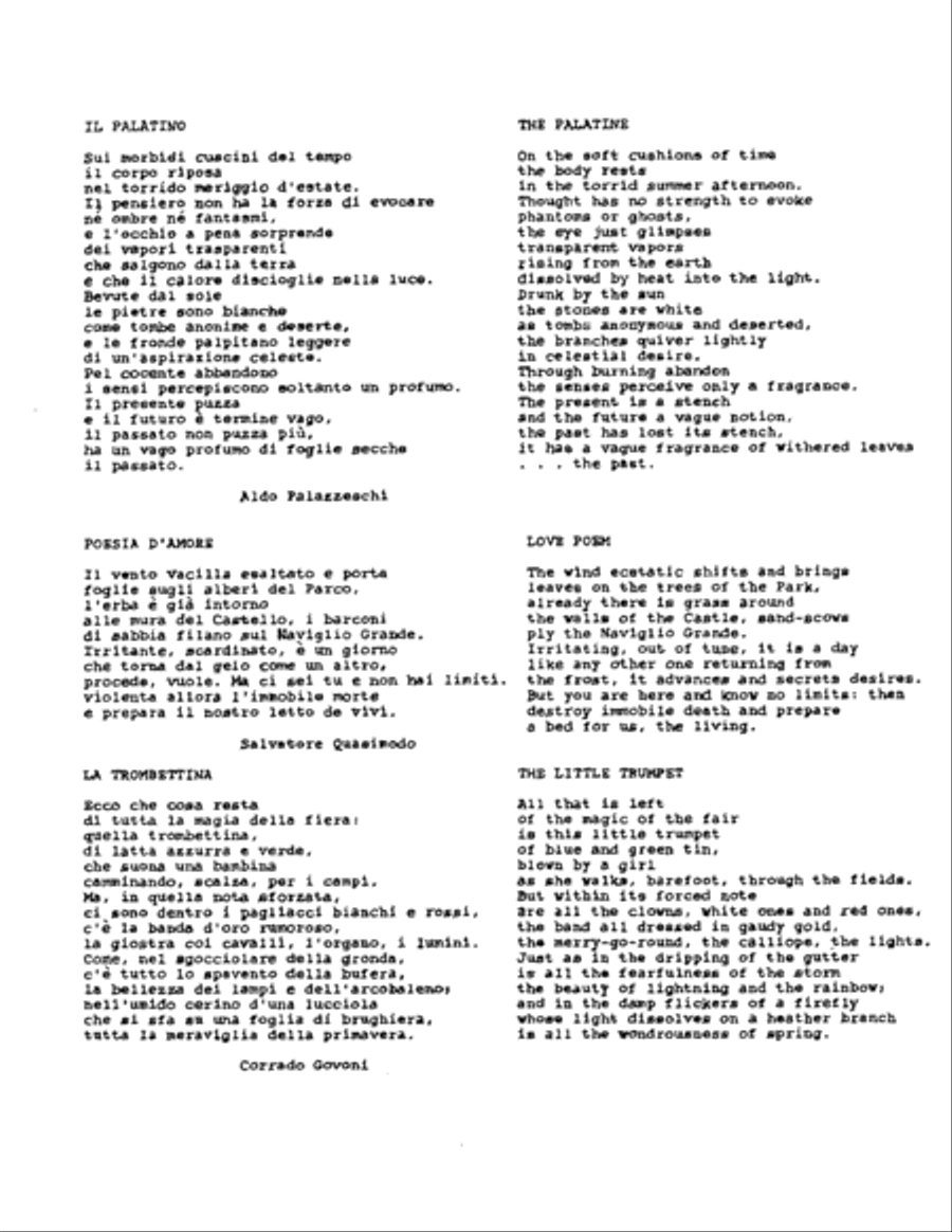 Quasi Un Madrigale for soprano and piano Soprano Voice scores gallery preview page 2