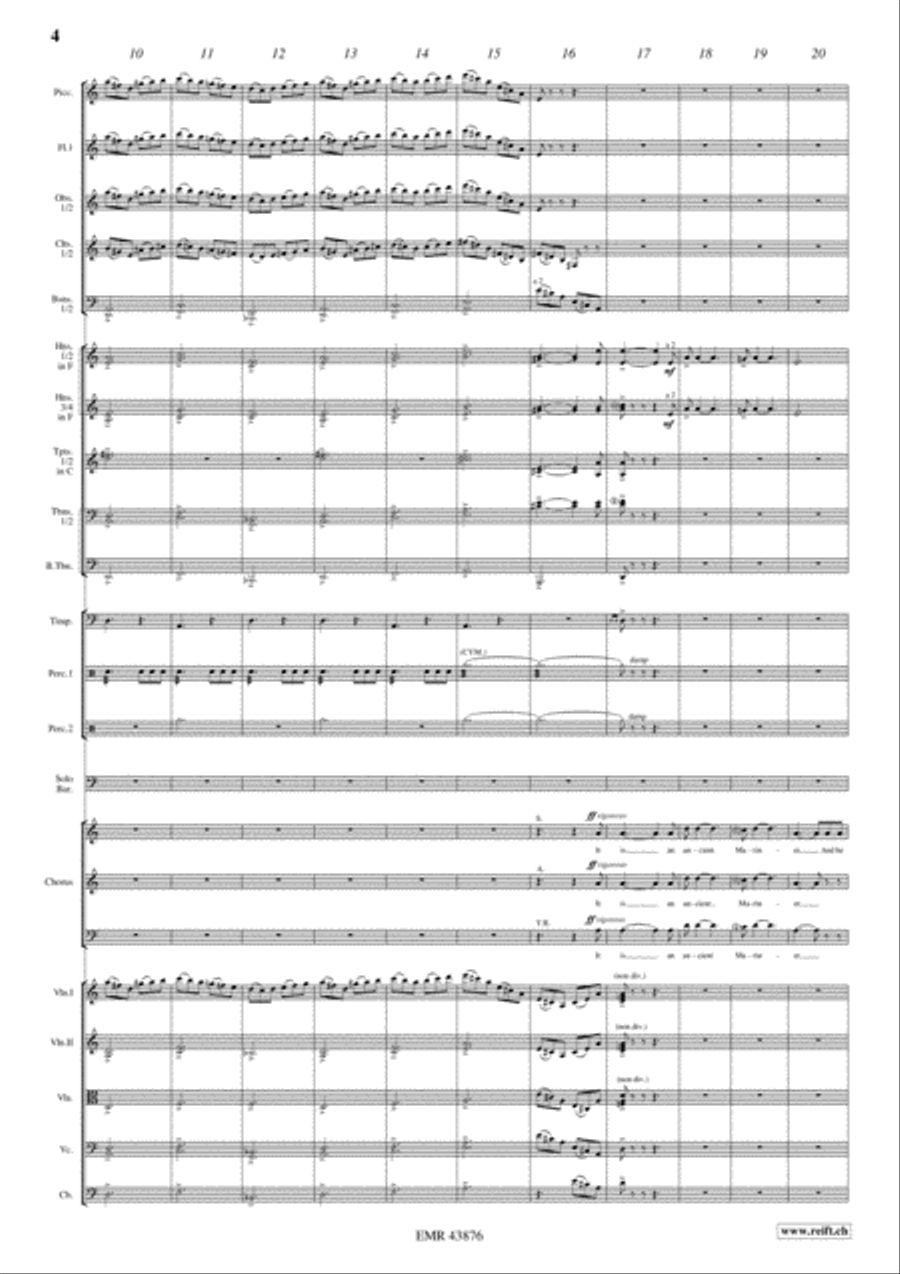 The Rime Of The Ancient Mariner Orchestra scores gallery preview page 4