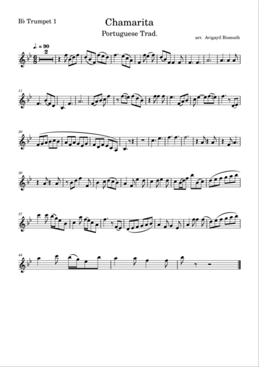 Chamarita Chamarita Brass Ensemble scores gallery preview page 4