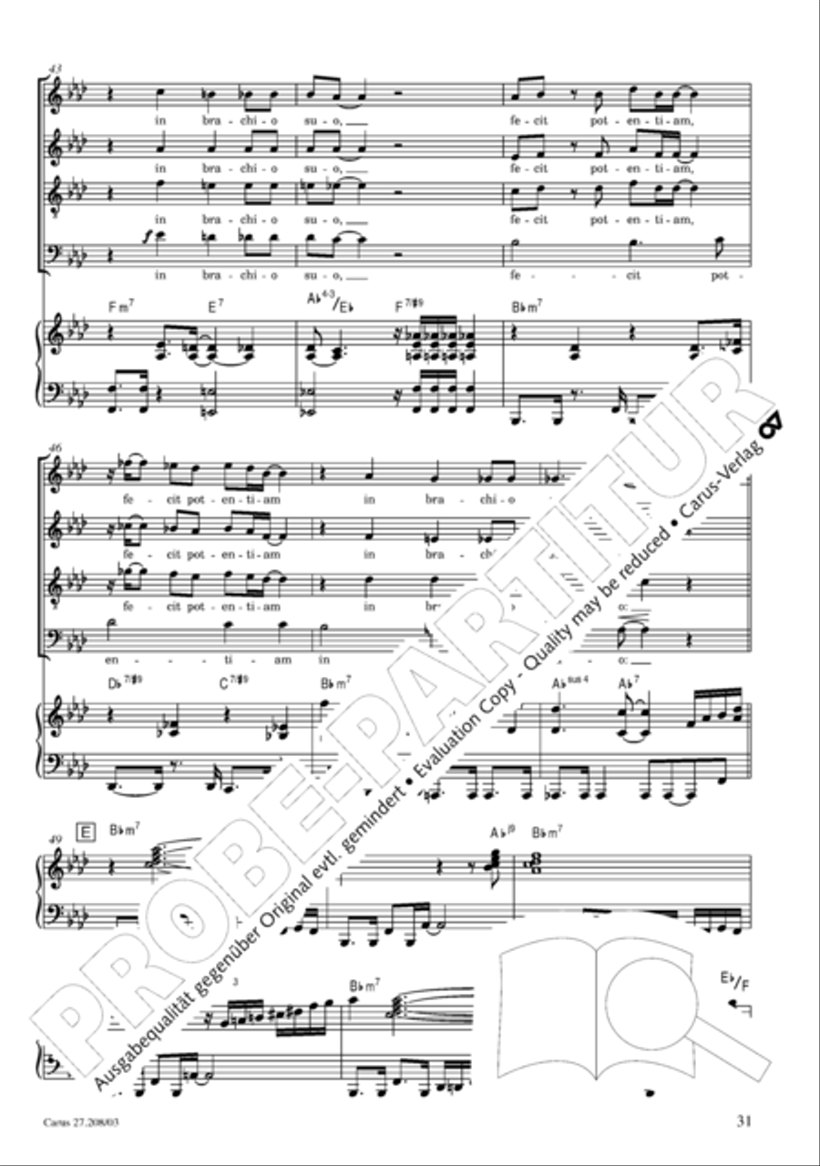 Magnificat 4-Part scores gallery preview page 32