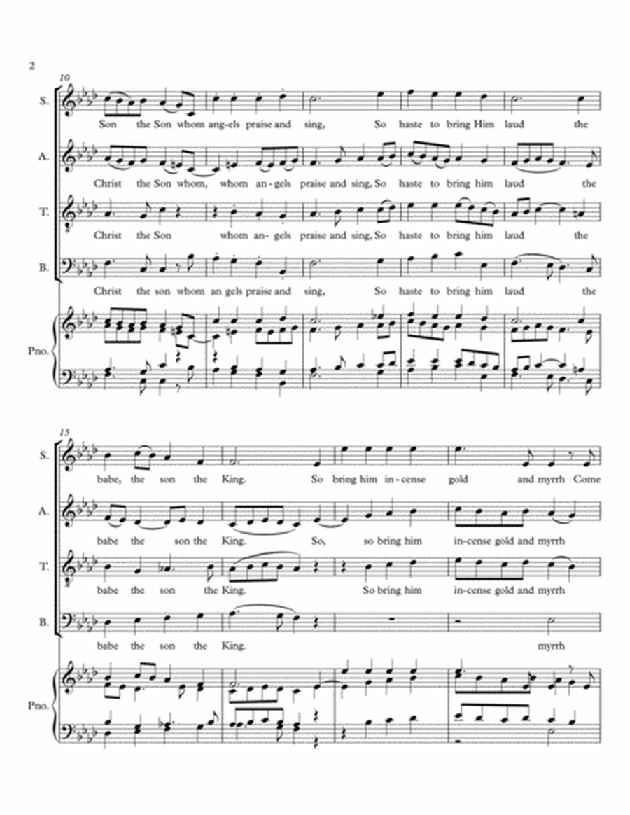 What Child is This (SATB), op. 46, #2
