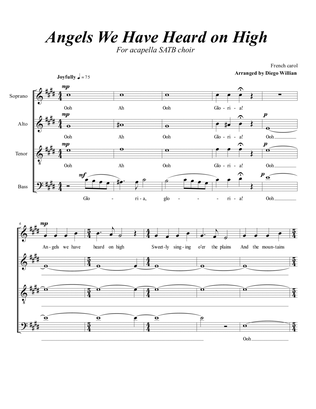 Angels We Have Heard on High (arr. Diego Willian)