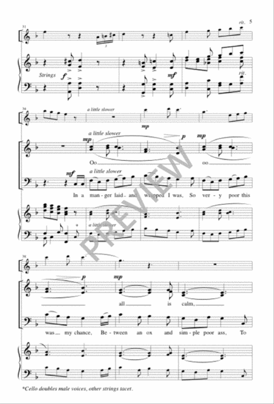 Tomorrow Shall Be My Dancing Day 3-Part scores gallery preview page 5