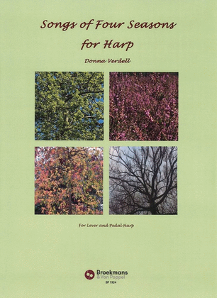 Book cover for Songs Of Four Seasons for Harp
