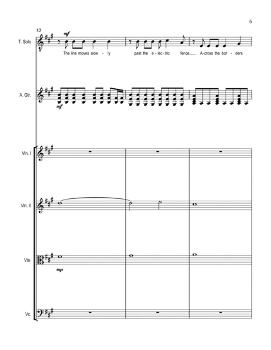 Cathedrals Guitar Tablature scores gallery preview page 5