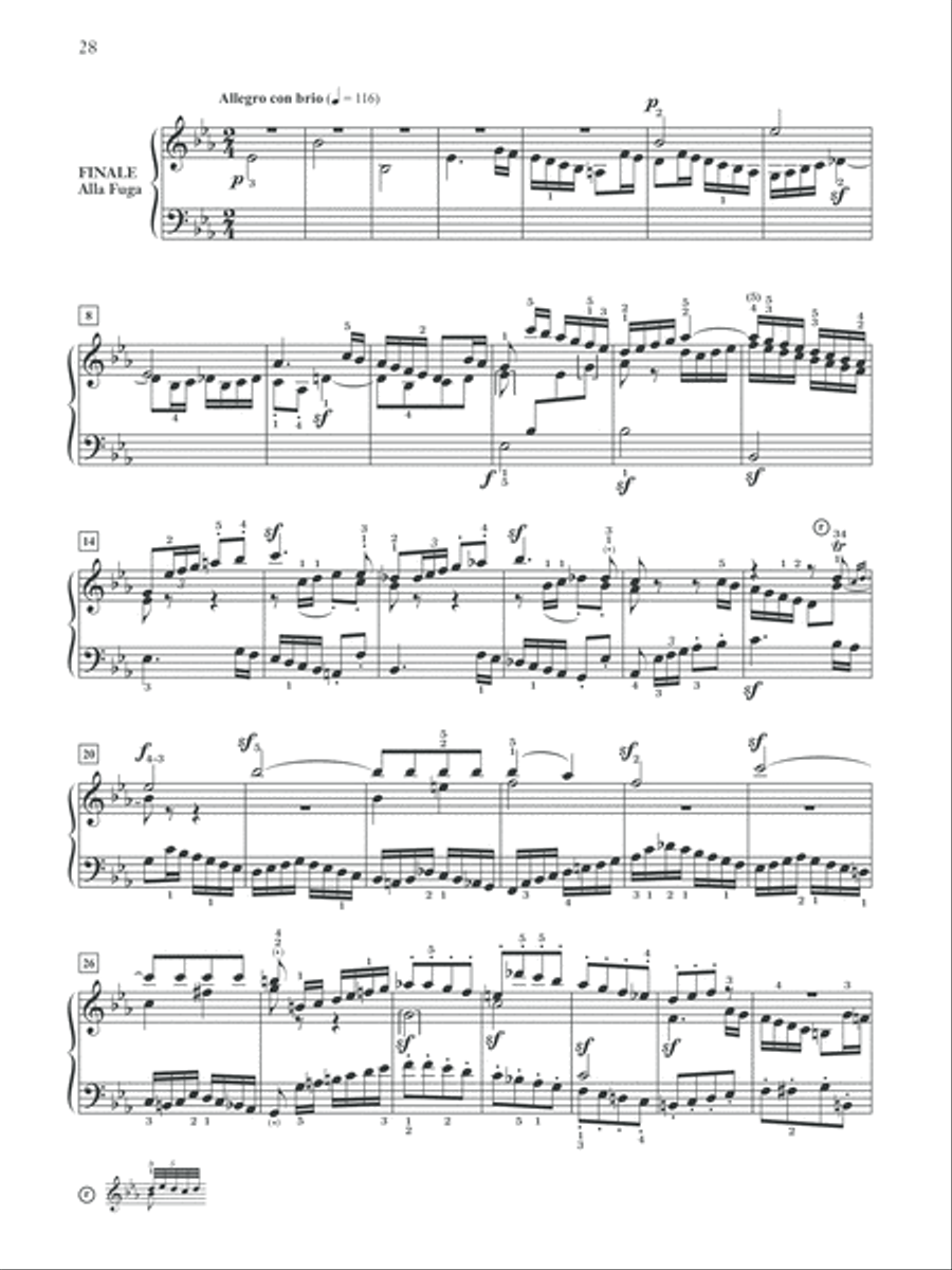 15 Variations and a Fugue in E-flat Major (Eroica Variations), Op. 35 Piano Solo scores gallery preview page 5