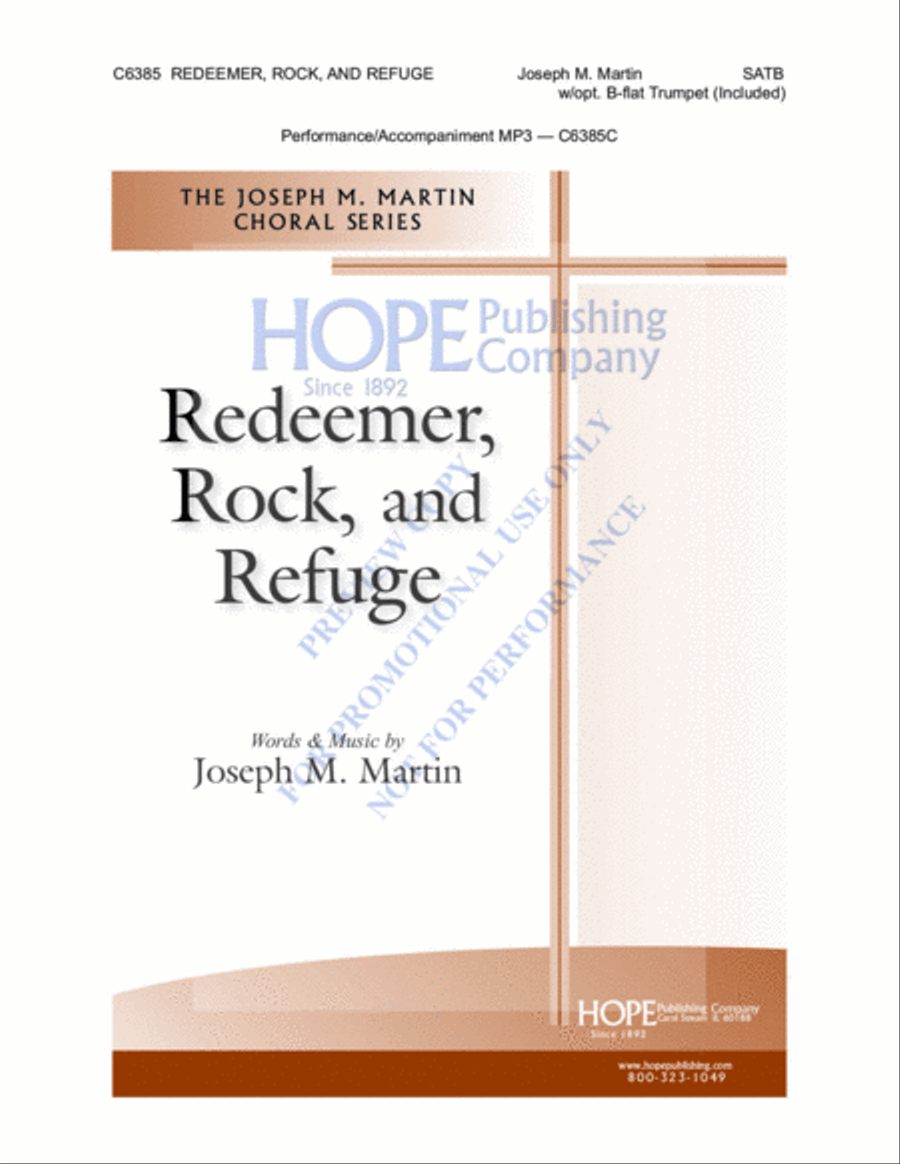 Redeemer, Rock, and Refuge 4-Part scores gallery preview page 2