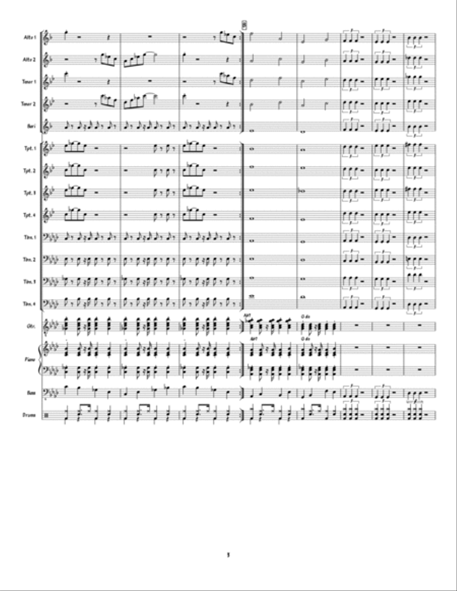 It's Time To Swing Jazz Ensemble scores gallery preview page 3