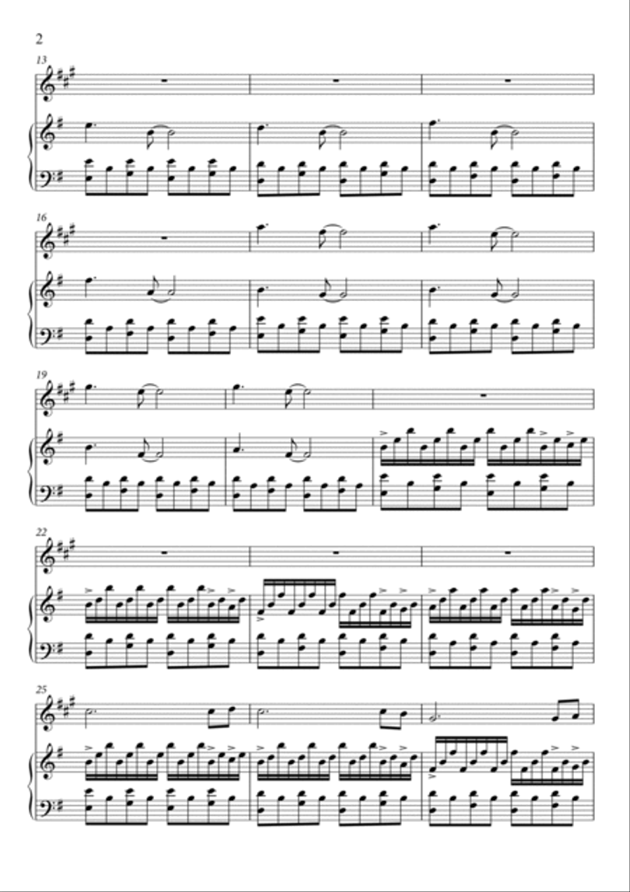 Comptine D'un Autre Été: L'après-midi Clarinet Solo scores gallery preview page 2