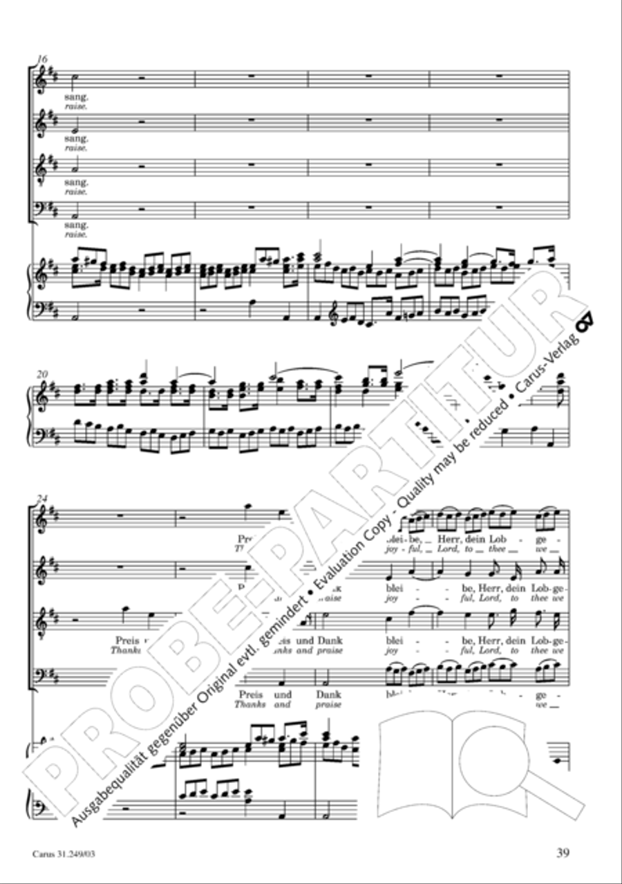 Osteroratorium 4-Part scores gallery preview page 40