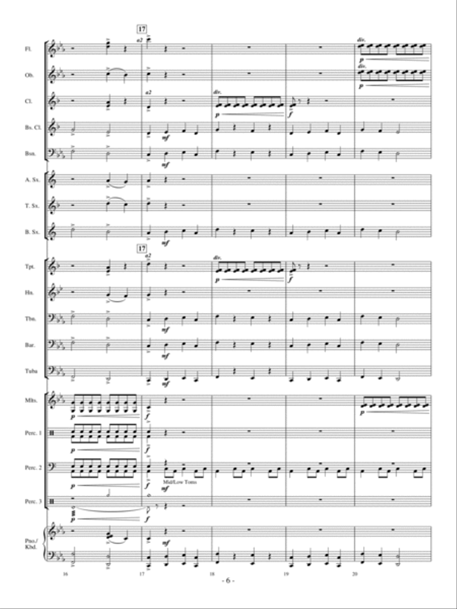 Barrage Concert Band scores gallery preview page 5