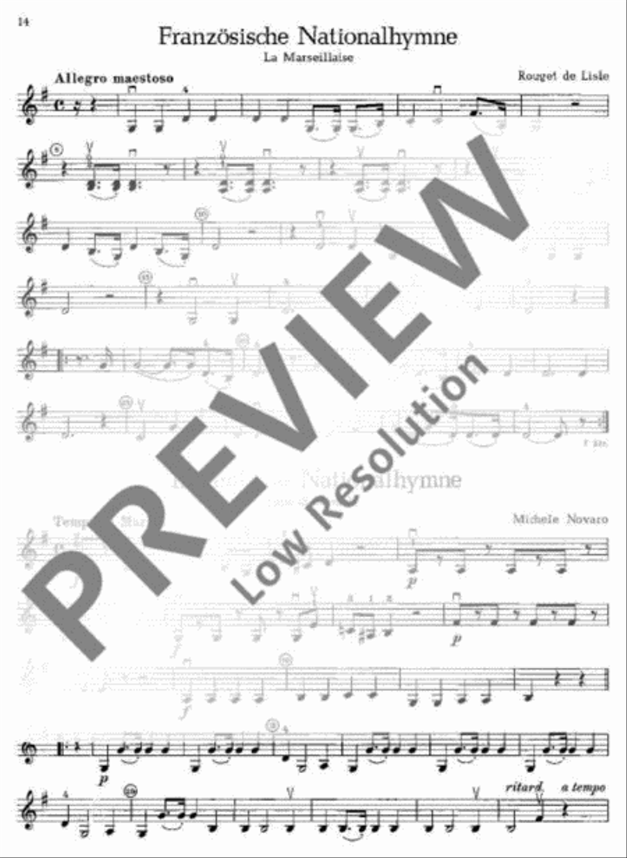 Musik zur Feier Violin scores gallery preview page 15