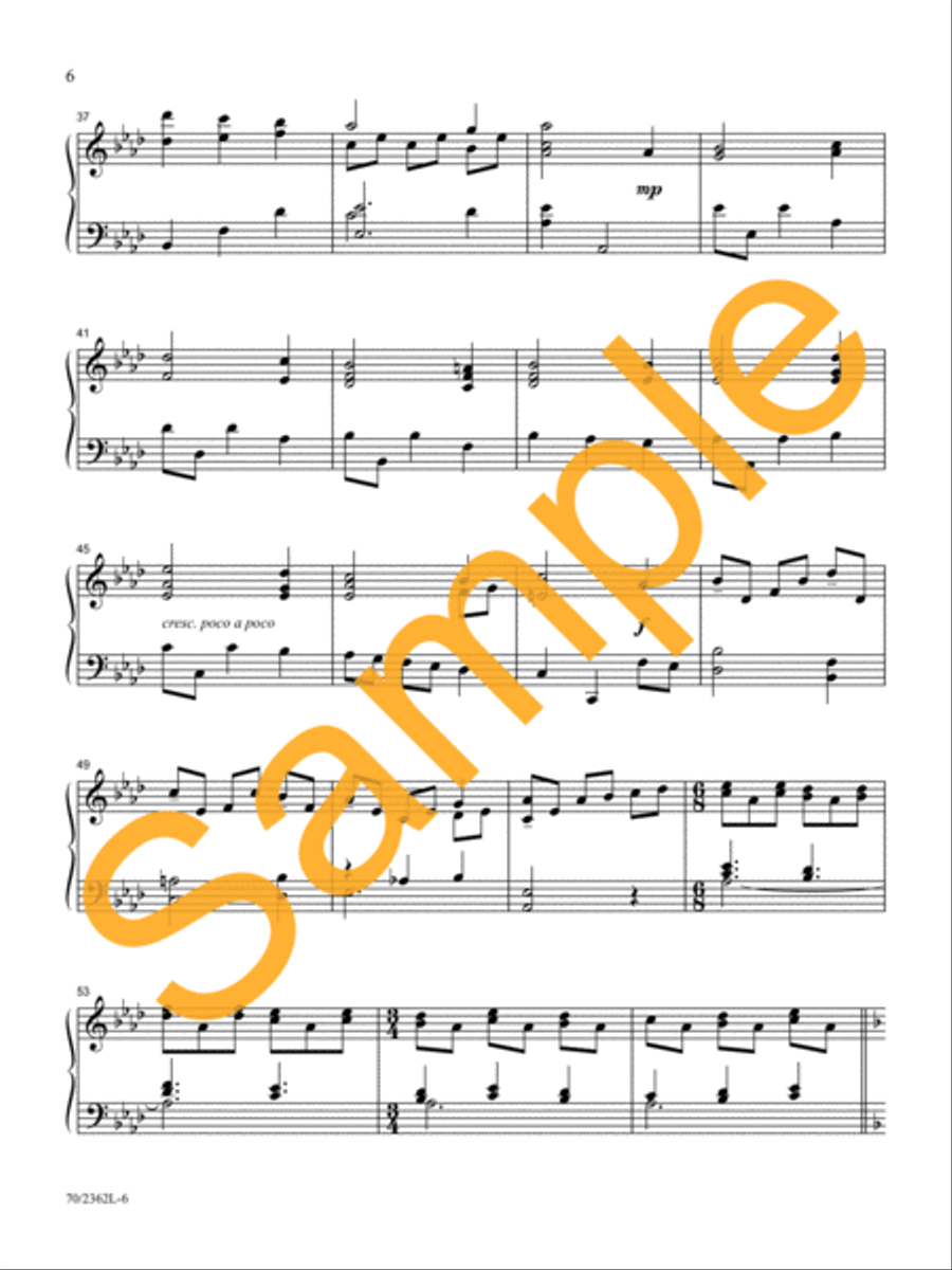 From Heaven Above Piano Solo scores gallery preview page 6
