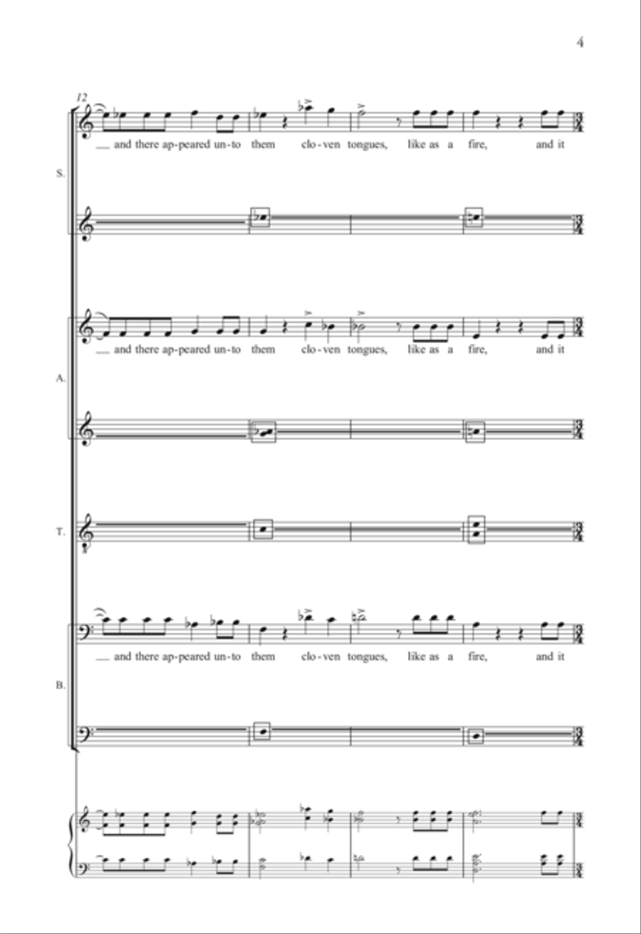 In One Place In One Place 4-Part scores gallery preview page 4