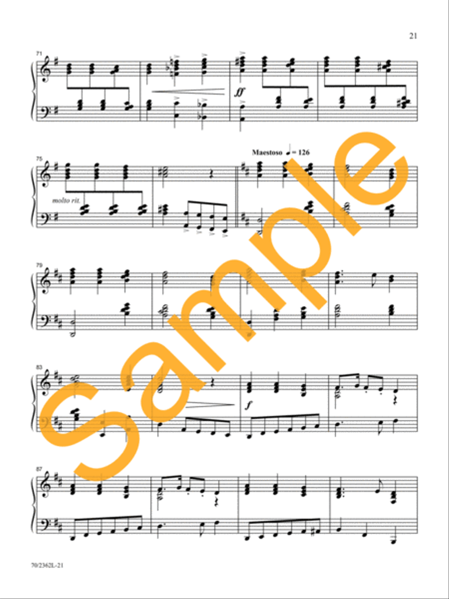 From Heaven Above Piano Solo scores gallery preview page 18