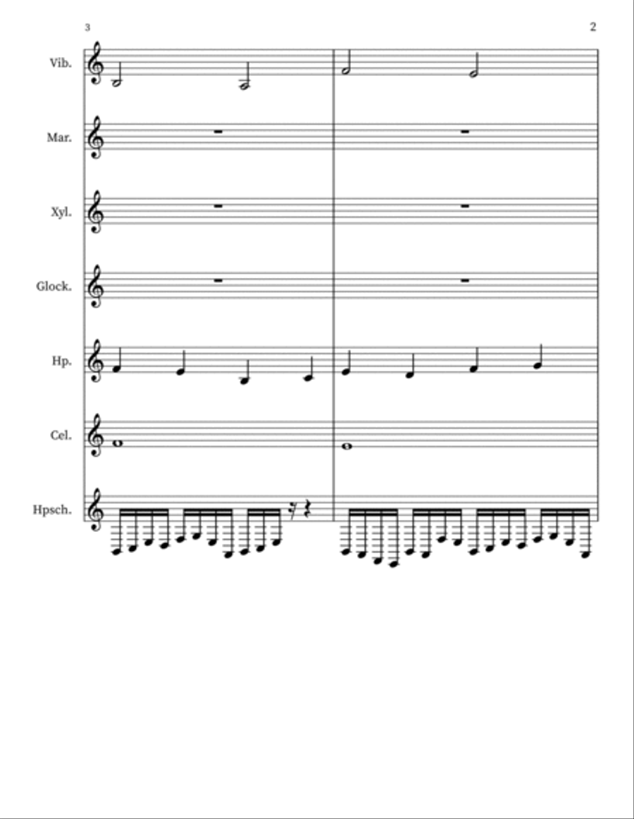 Confection 161 Harpsichord scores gallery preview page 2