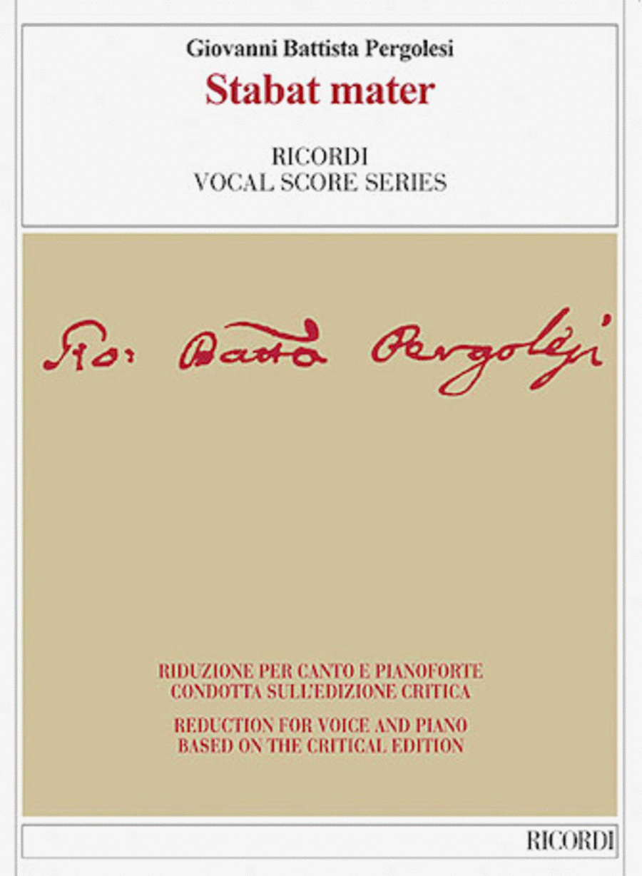 Stabat Mater Voice scores gallery preview page 1