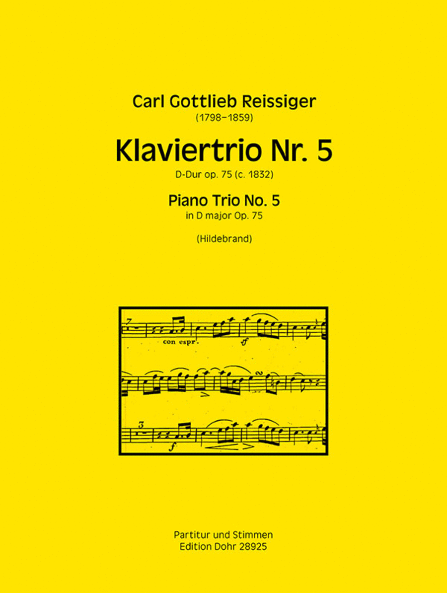 Klaviertrio Nr. 5 D-Dur op. 75 (ca. 1832)