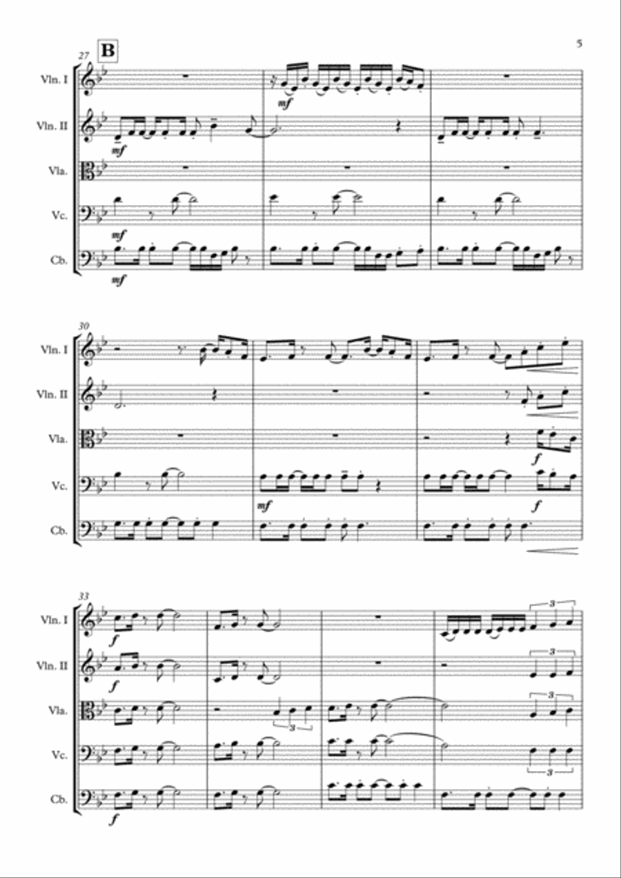 Overture/prologue Overture/prologue String Quintet scores gallery preview page 6