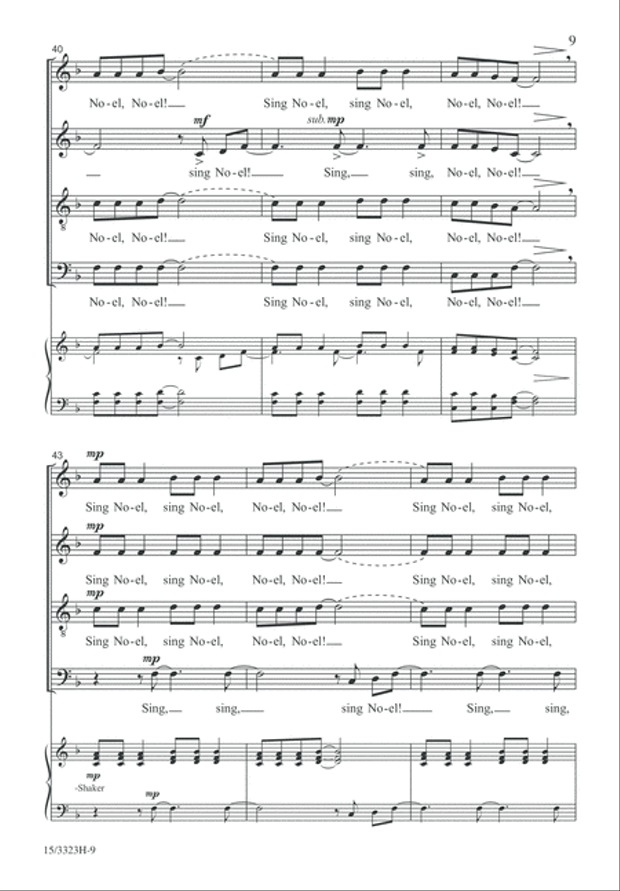 African Noel African Noel 4-Part scores gallery preview page 9